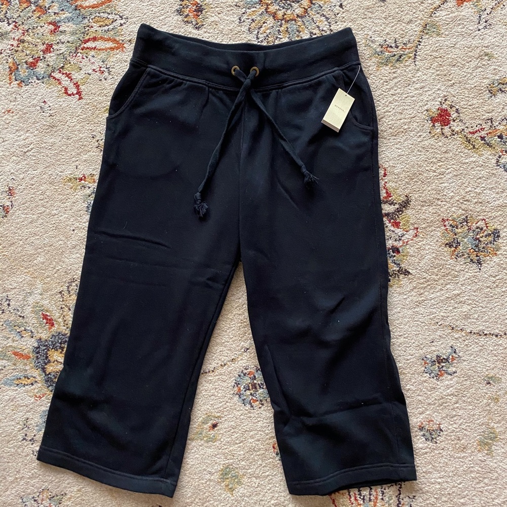 NWT Vintage Merona Black Sweat Pants Casual Lounge Jogger
